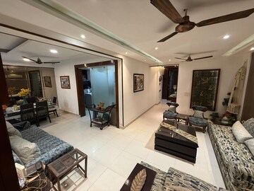 Living Room in 4 BHK Apartment at Vip Road – for Rent