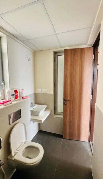 Bathroom in 2 BHK Apartment at Piramal Vaikunth, Balkum Pada – for Rent