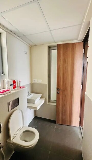 Bathroom in 2 BHK Apartment at Piramal Vaikunth, Balkum Pada – for Rent