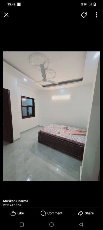 Bedroom in 1 BHK Builder Floor at Saket – for Rent