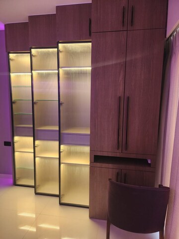 Bathroom in 3 BHK Apartment at Rustomjee Summit, Borivali East – for Rent