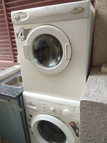 Bathroom in 3 BHK Builder Floor at Mohit House, Sushant Lok I – for Rent
