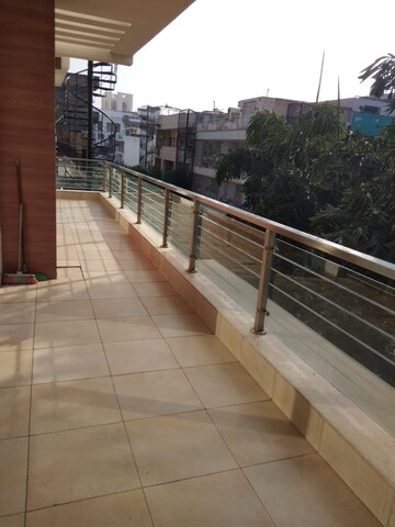 Balcony in 3 BHK Builder Floor at Mohit House, Sushant Lok I – for Rent