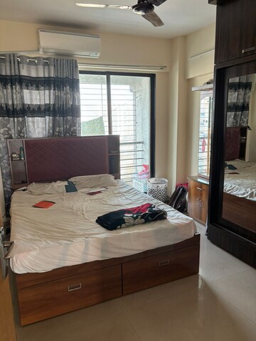 Bedroom in 2.5 BHK Apartment at Kamdhenu Eden Garden, Kharghar – for Rent
