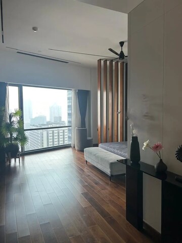 Living Room in 3 BHK Apartment at Lodha The World Towers World One Tier 2, Worli – for Rent