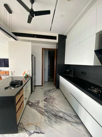 Kitchen in 3 BHK Apartment at Lodha The World Towers World One Tier 2, Worli – for Rent