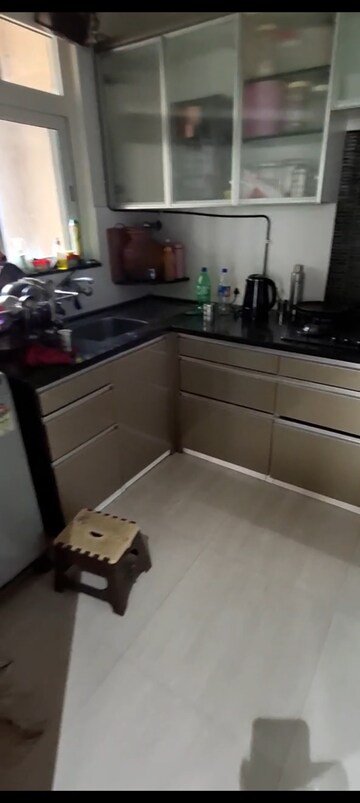 Kitchen in 2 BHK Apartment at Hiranandani Meadows, Manpada – for Rent