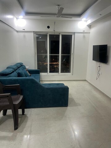 Living Room in 2 BHK Apartment at Dosti West County Phase 2 Dosti Cedar, Balkum Pada – for Rent
