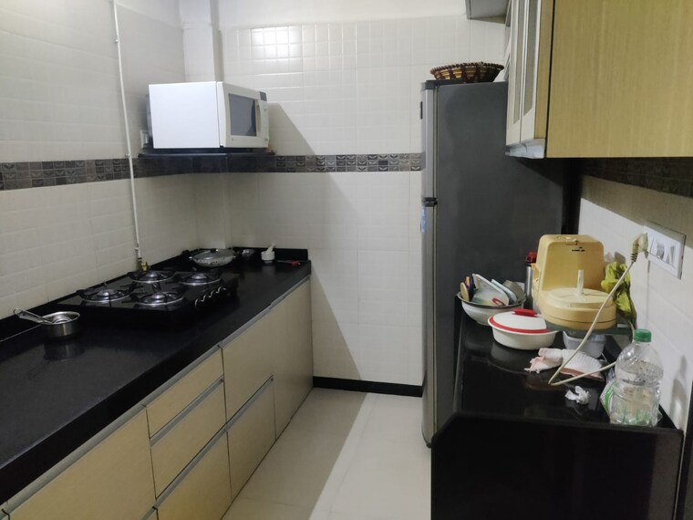 Kitchen, kavesar 2 Bedroom 600 Sq.Ft. Apartment In Kavesar Thane 8268316