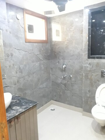 Bathroom in 3 BHK Builder Floor at Paschim Vihar – for Rent