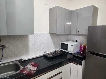 Kitchen in 1 BHK Apartment at VVIP Nest, Raj Nagar Extension – for Rent
