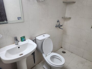 Bathroom in 1 BHK Apartment at VVIP Nest, Raj Nagar Extension – for Rent