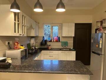 Kitchen in 4 BHK Villa at Vagator – for Rent
