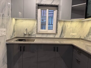 Kitchen in 3 BHK Apartment at Khambhalia – for Rent