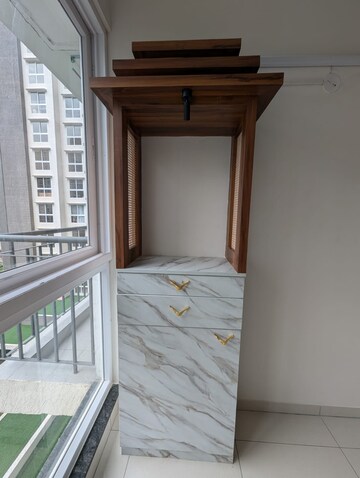 Balcony in 2.5 BHK Apartment at Godrej Royale Woods, Devanahalli – for Rent
