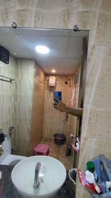 Bathroom in 2 BHK Apartment at Lodha Crown Quality Homes, Majiwada – for Rent