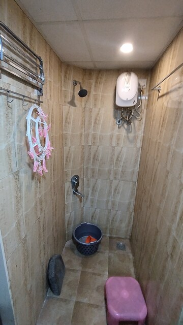 Bathroom in 2 BHK Apartment at Lodha Crown Quality Homes, Majiwada – for Rent
