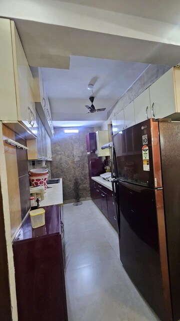 Kitchen in 3 BHK Apartment at Khambhalia – for Rent