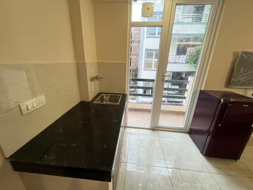 Kitchen in 1 RK Builder Floor at DLF Pink Town House, Dlf City Phase 3 – for Rent
