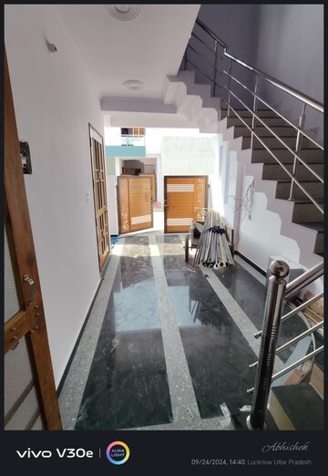 Staircase in 3 BHK Independent House at Jankipuram Extension – for Sale