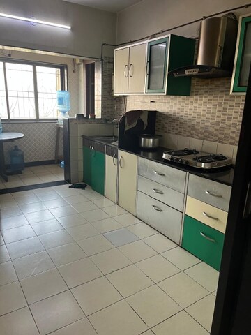 Kitchen in 3 BHK Apartment at Seawoods Estate, Seawoods – for Rent