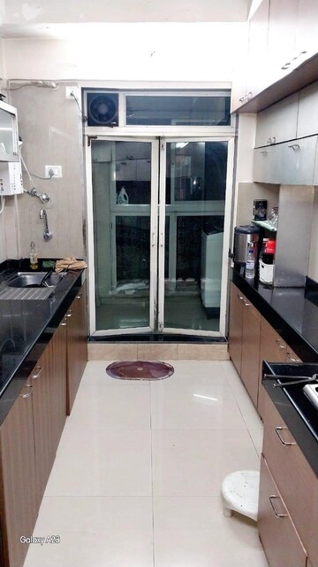 Kitchen in 2.5 BHK Apartment at HDIL Dreams, Bhandup West – for Rent