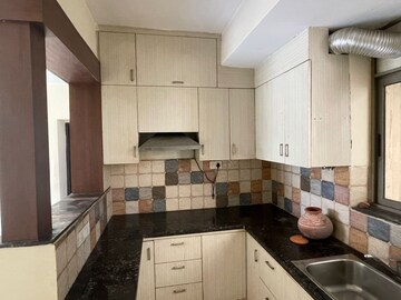 Kitchen in 3 BHK Apartment at Unitech Uniworld Gardens 2, Sector 47 – for Rent