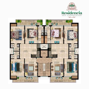 Floor Plan in 3 BHK Builder Floor at Ambala Highway – for Sale