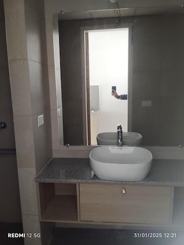 Bathroom in 1 RK Apartment at Gaur Runway Suites, Gaur Yamuna City – for Rent