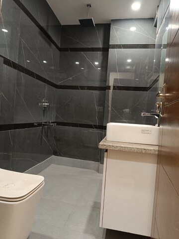 Bathroom in 3 BHK Builder Floor at Paschim Vihar – for Rent