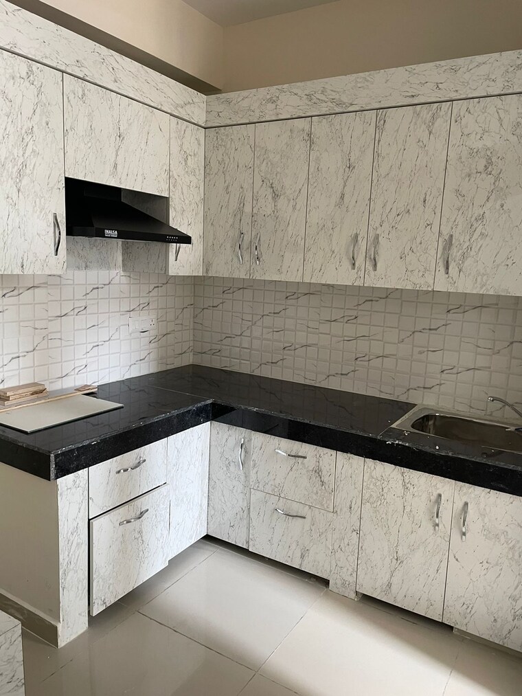 Kitchen, charms-castle 3 Bedroom 1500 Sq.Ft. Apartment In Raj Nagar Extension Ghaziabad 8270315