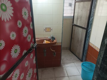 Bathroom in 1 BHK Apartment at Prakruti Park, Brahmand – for Rent