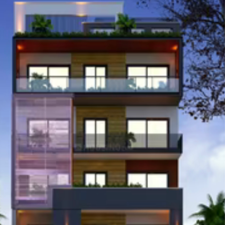 Exterior View, rwa-residential-society 6+ Bedroom 540 Sq.Ft. Independent House In Mohyal Colony Gurgaon 8270435