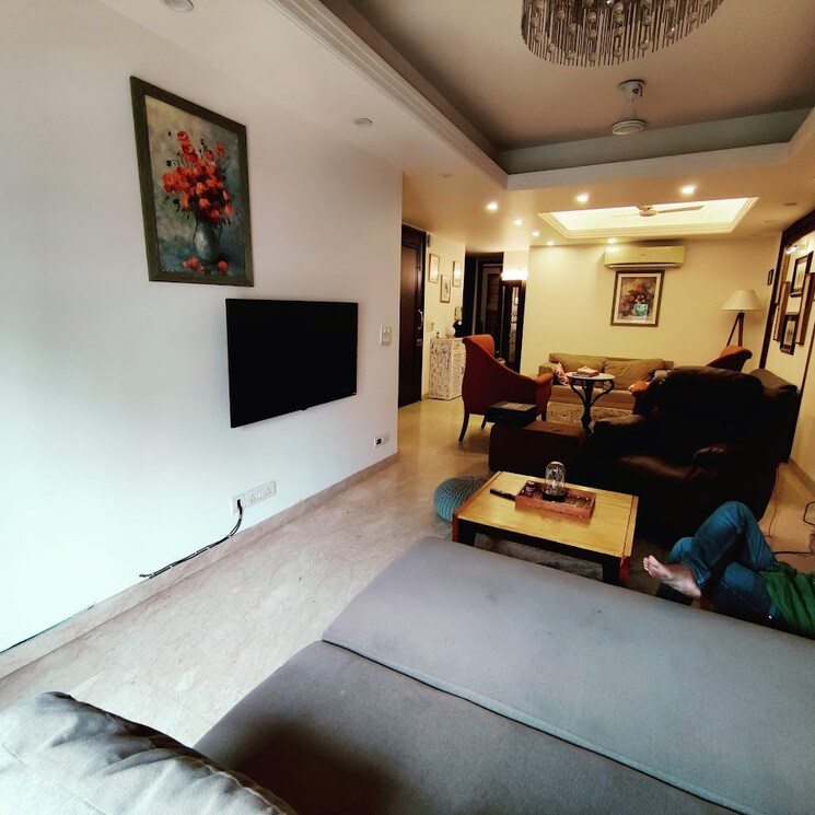 Living Room, east of kailash 3 Bedroom 1800 Sq.Ft. Builder Floor In East Of Kailash Delhi 8270433