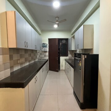 Kitchen in 2 BHK Builder Floor at Ansal Sushant Lok I, Sector 43 – for Rent