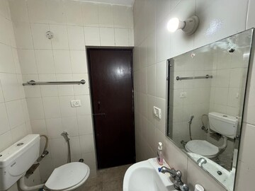 Bathroom in 3 BHK Apartment at Monarch Apartments Zirakpur, Vip Road – for Rent
