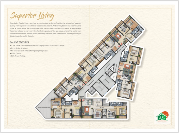 Exterior View, alimkar-heights 1 Bedroom 437 Sq.Ft. Apartment In Shilgaon Thane 8271070
