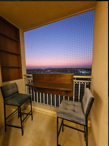 Living Room in 1 BHK Apartment at Hiranandani Glen Gate, Hebbal – for Rent