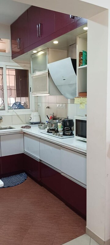 Kitchen in 3 BHK Apartment at Sobha City Mykonos, Thanisandra Main Road – for Rent