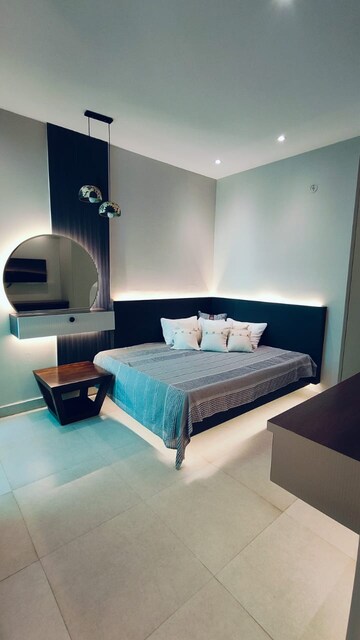 Bedroom in 2 BHK Apartment at Vasu Fortune Residency, Raj Nagar Extension – for Rent