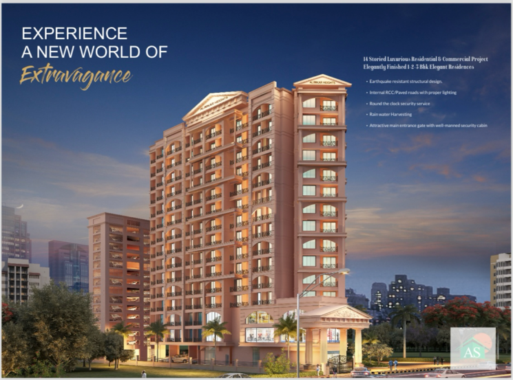 Exterior View, alimkar-heights 3 Bedroom 870 Sq.Ft. Apartment In Shilgaon Thane 8271170