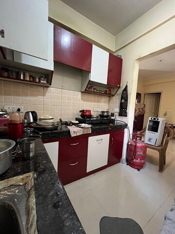 Kitchen in 2 BHK Apartment at SVP Gulmohur Garden, Raj Nagar Extension – for Rent