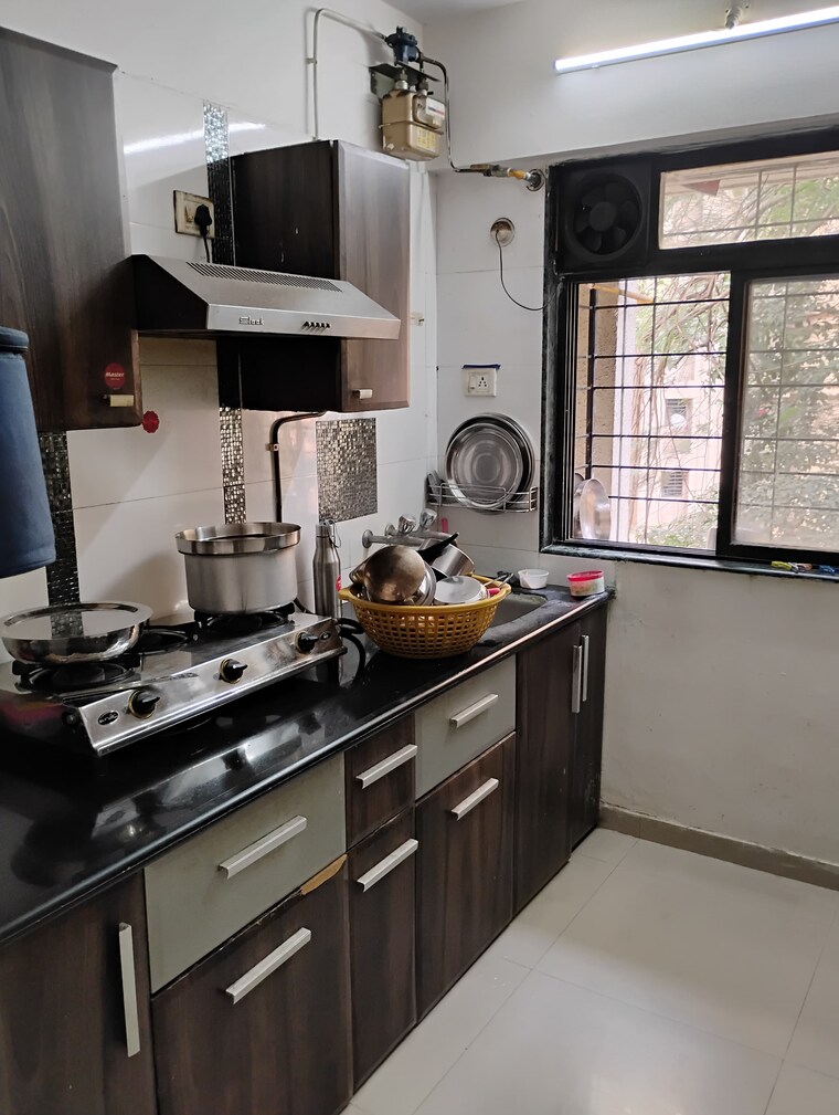 Kitchen, puranik-city 1 Bedroom 447 Sq.Ft. Apartment In Kasarvadavali Thane 8271791