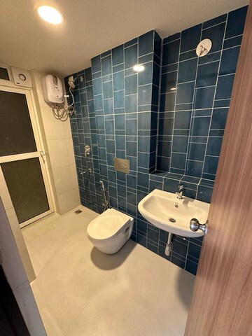 Bathroom in 2 BHK Apartment at Lodha Amara New Tower, Kolshet Road – for Rent