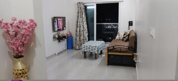 Living Room in 2 BHK Apartment at Dosti West County Phase 2 Dosti Cedar, Balkum Pada – for Rent