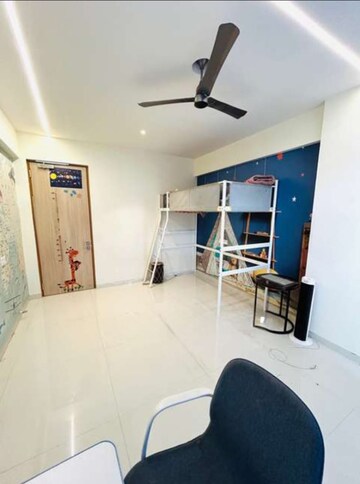 Bedroom in 3 BHK Apartment at Soham Crystal Spires, Ghodbunder Road – for Rent