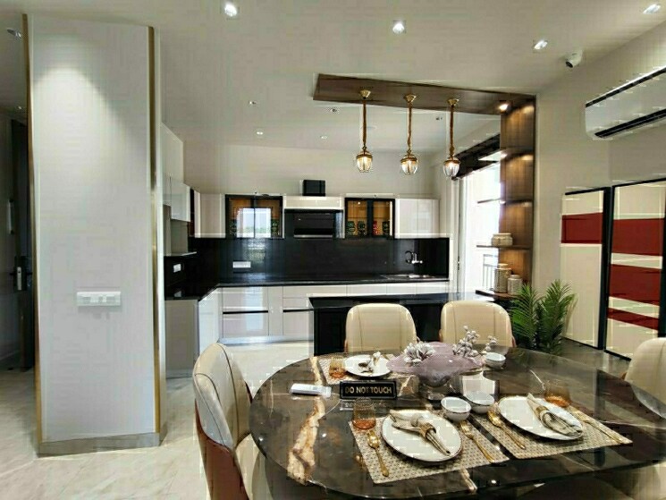Kitchen, jashn-elevate 3.5 Bedroom 2211 Sq.Ft. Apartment In Sushant Golf City Lucknow 8272169