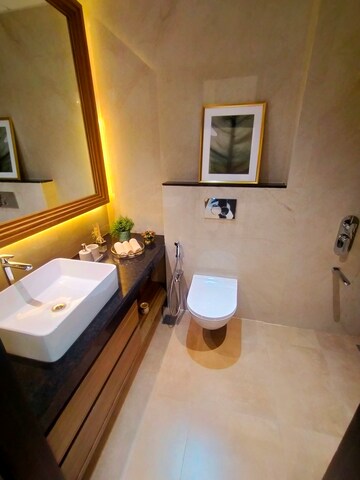 Bathroom in 3 BHK Apartment at Piramal Revanta Ravin, Mulund West – for Sale