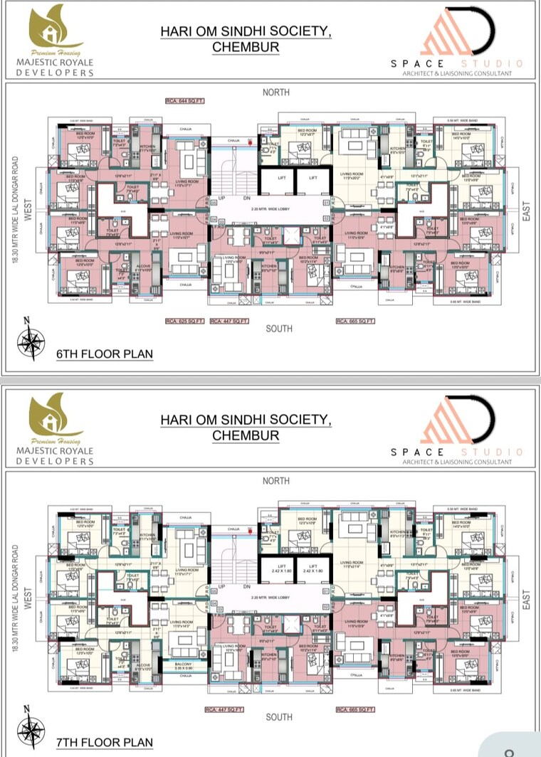 Master Plan, majestic-hari-om 2 Bedroom 799 Sq.Ft. Apartment In Chembur Mumbai 8272217