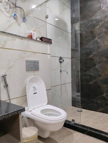 Bathroom in 4 BHK Builder Floor at Palam Vihar Residents Association, Palam Vihar – for Rent
